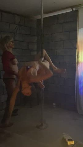 Trans Pole Dance Sex gif