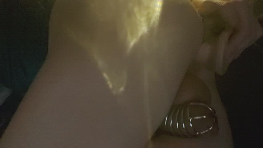 ass dildo sissy gif
