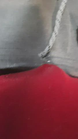 Spun desperation self pissing all over with my small stim dick, by desk.. can't get