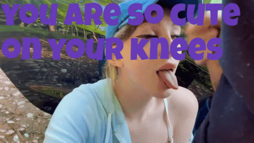 Blonde Caption Facial Sissy Taboo gif