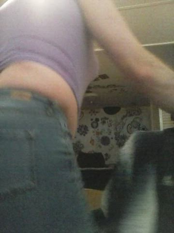 crossdressing sissy solo gif