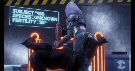 Tali + werewolf (Shark3D) [Mass Effect]