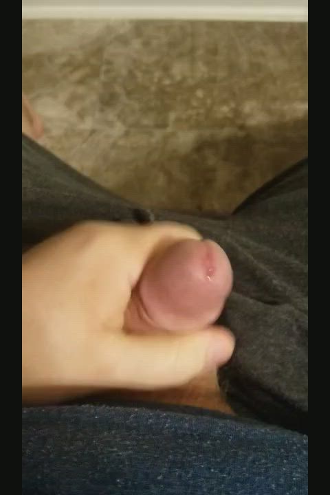 [19] stroking my small virgin one