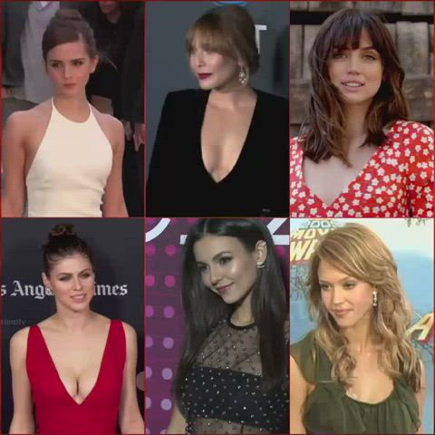 Battle of Top 6 of this sub : Emma Watson vs Elizabeth Olsen vs Ana De Armas vs Alexandra