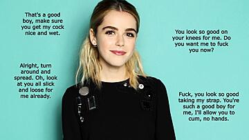 Kiernan Shipka rewards your good behavior