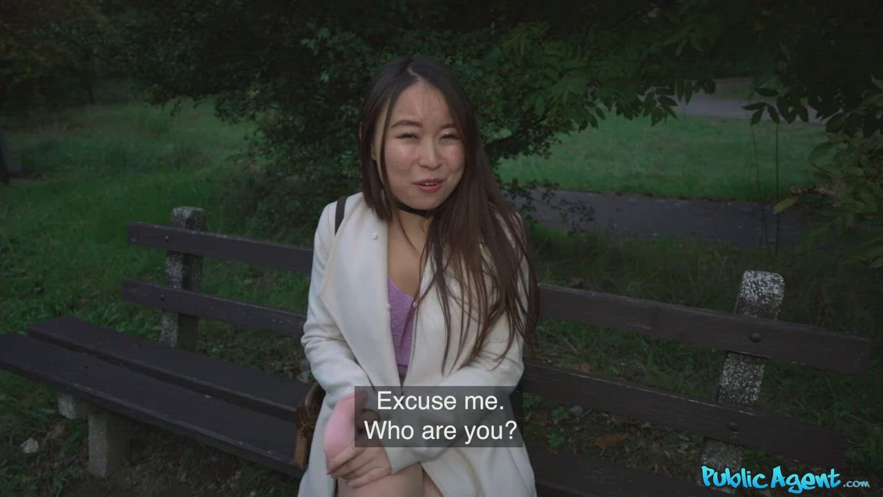 Asian tourist Yiming Curiosoty public agent