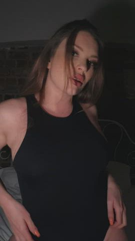 curvy petite white girl gif