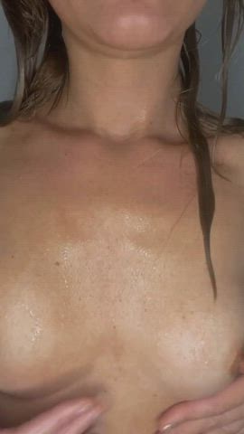 nipples shower tits girls-showering gif