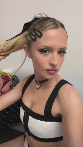 Blonde Non-nude Solo gif