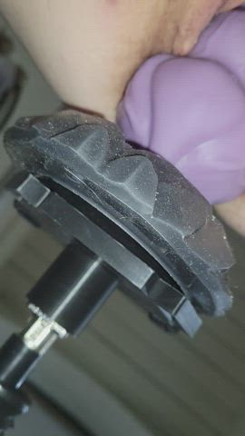 My fuck machine and one of my favorite dildos
