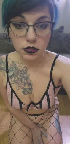 alt milf spit gif