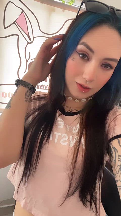 cute tattoo teen white girl gif