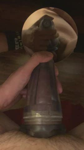 Cumming balls deep