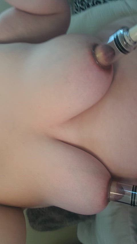 big tits boobs homemade masturbating nsfw natural tits solo tits gif