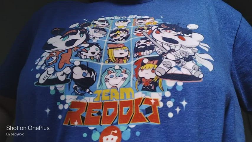Decided to wear my reddit shirt for this titty drop <3