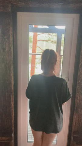 I wonder if the neighbors saw me?
