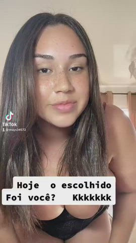 Big Tits Boobs Dancing gif