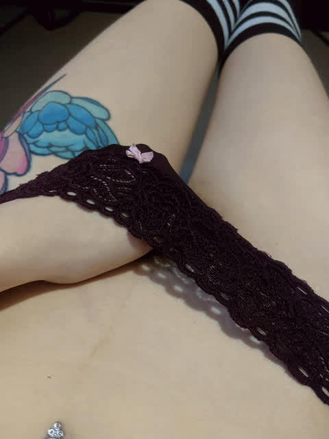 Google made a cute little gif of me playing in my thong :)