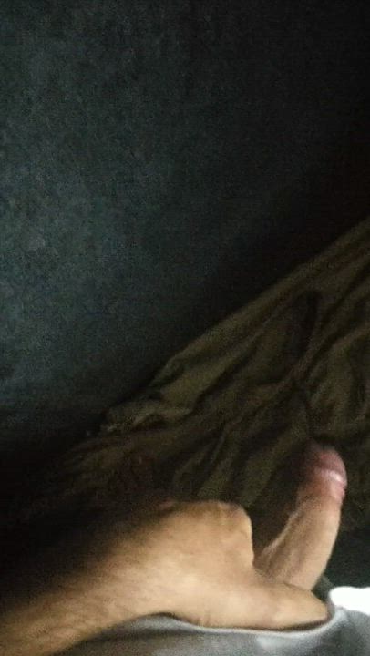 Amateur Big Dick Cock Jerk Off Monster Cock Solo Uncut gif