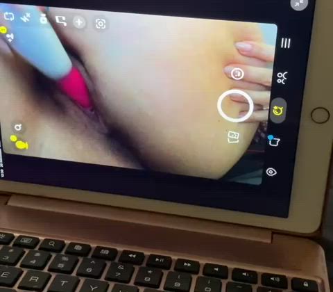 Finally I was able to watch myself from a different angle while masturbating