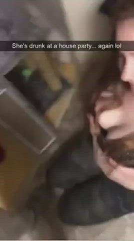 College Cumshot Sucking