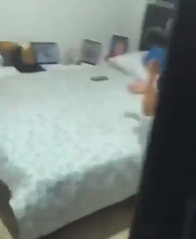 bedroom outlaws blowjob caught cheating funny porn granny mom son surprise vr gif