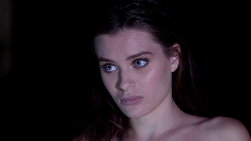 lana rhoades outdoor slow motion sensual brunette natural tits natural gif