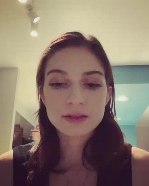 brunette canadian celebrity gif