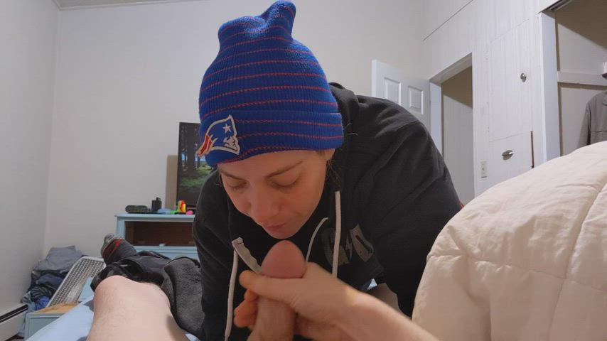 College Cumshot POV gif
