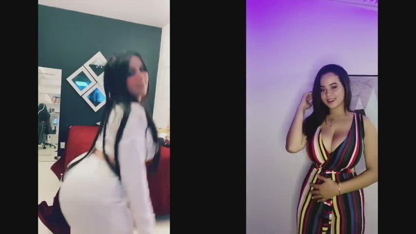 Dancing Huge Tits Jiggling gif