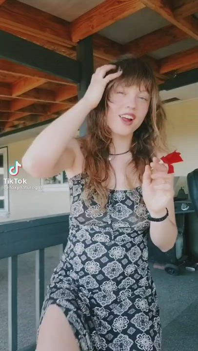 Flashing Pussy Underwear gif