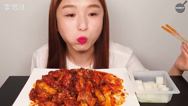 햄지_지코바양념 치밥먹기-4