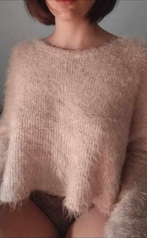 natural tits tease tits gif