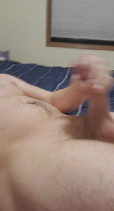 This is how hard all you gorgeous ladies on this sub have been making me [23M]