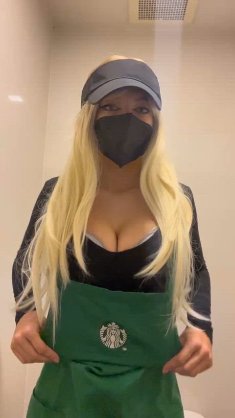 coworker onlyfans public work worker gif