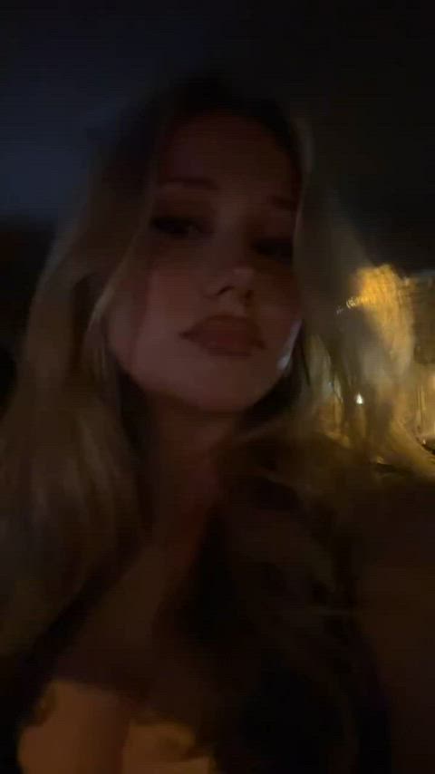 big tits blonde german gif