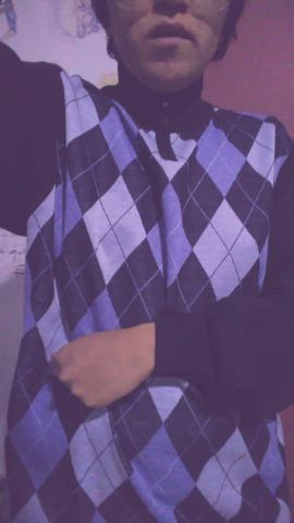 This nerdy boy wants to show you something