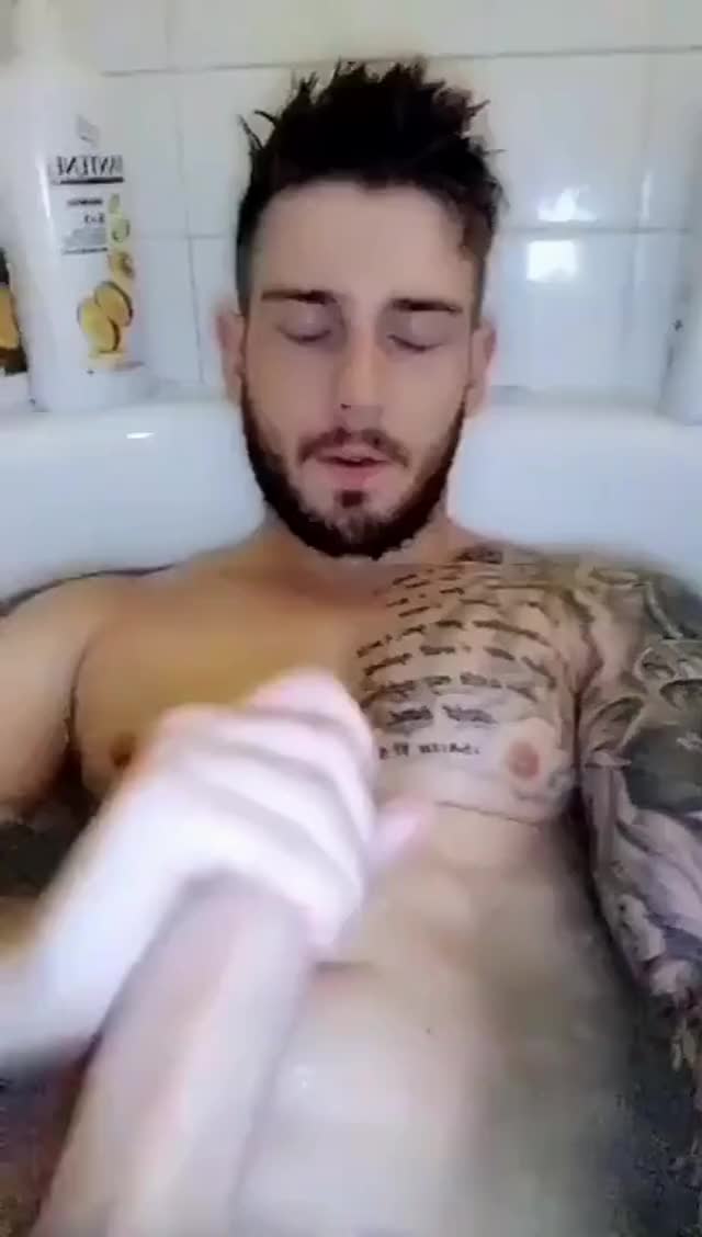 Who doesn't enjoy a nice relaxing wank? Questionable to shoot your load into the