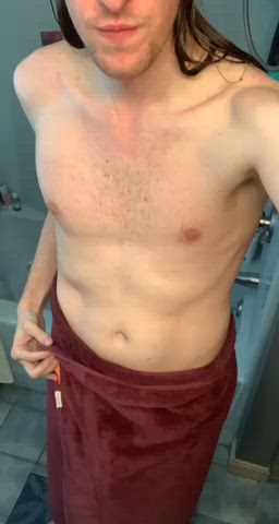 Oops! I think my towel was a little loose 🤭