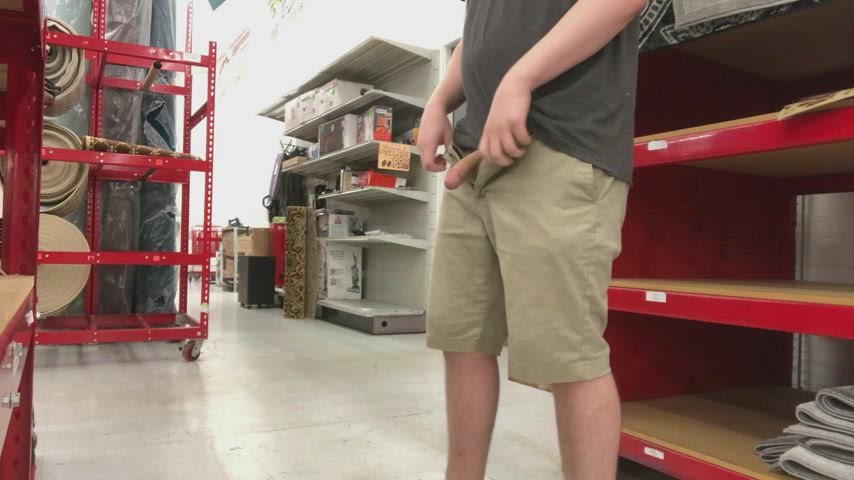 Cum Public Solo gif