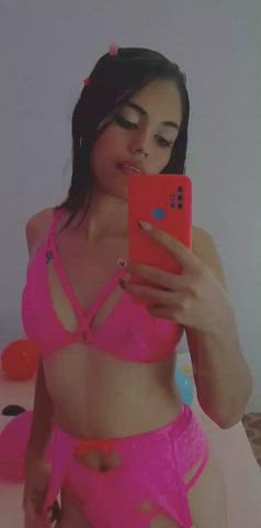 camsoda latina lingerie sensual small nipples small tits tattoo gif