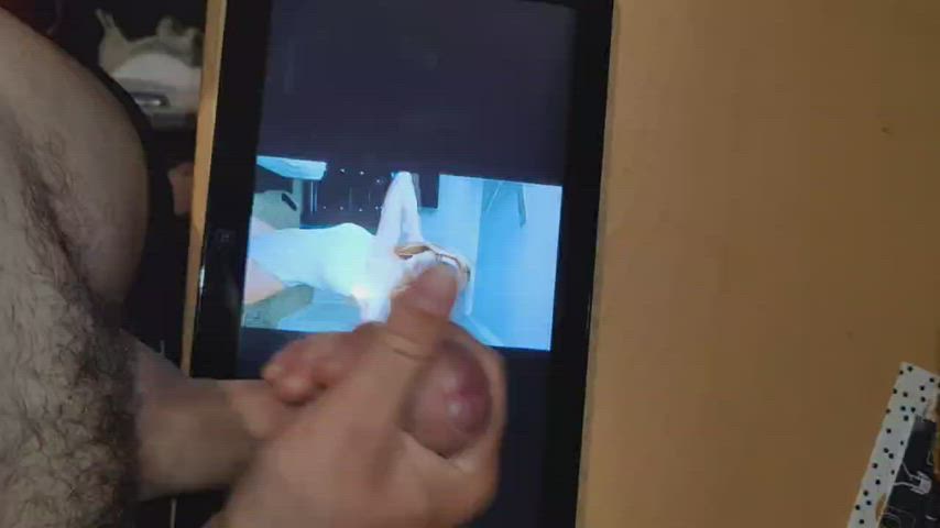 babe blonde jerk off tiktok tribute gif