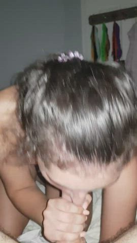 blowjob handjob petite teen white girl gif