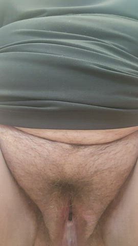 Creamy Hairy Piss gif