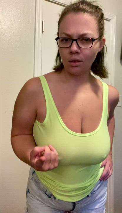 Big Tits MILF Titty Drop gif