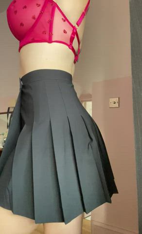 bottomless flashing naked gif