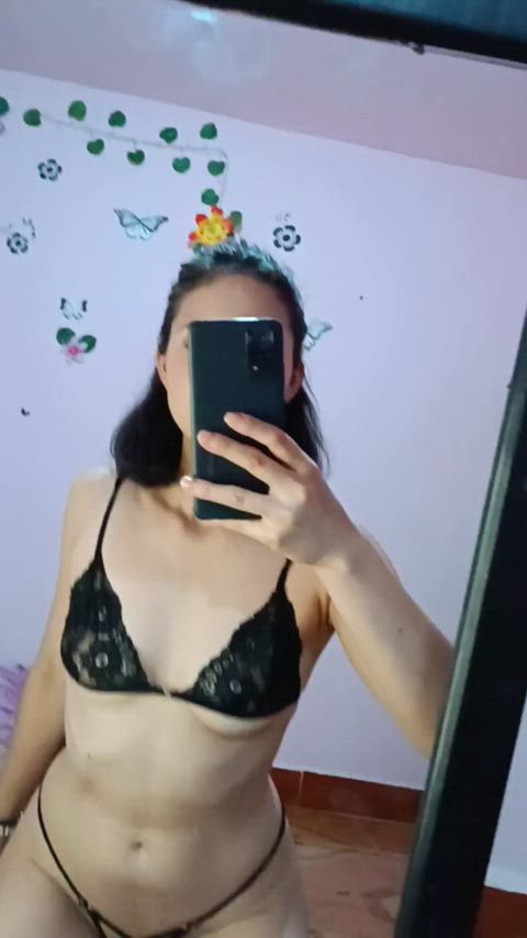 amateur bouncing teasing gif