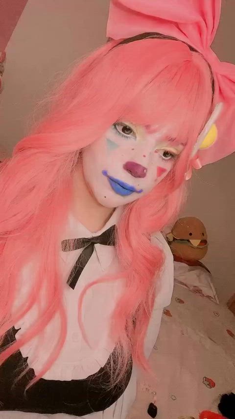 clown girl cute thick gif