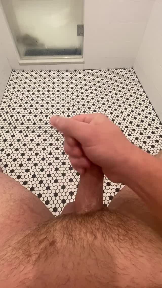 I came in the shower to get clean, but look what happened ?