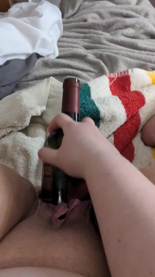 I've been dying to try a wine bottle for ages and I finally did it!